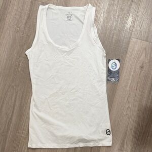 White Compression Tank Top